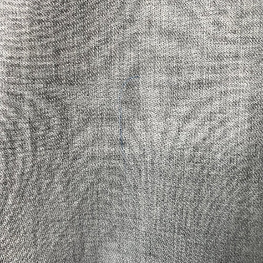 NWT Bohelle Women's Gray Long Sleeve Midi Mock Neck Cotton Dress Size 42 / M - Picture 5 of 15